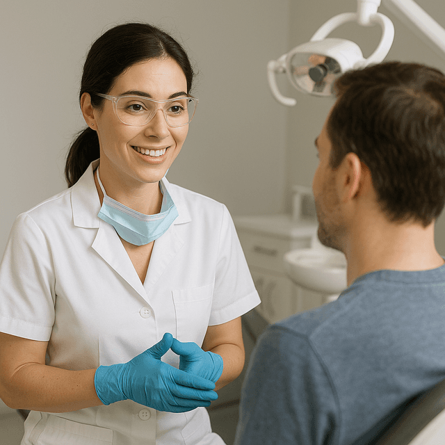 Team reviewing patient information